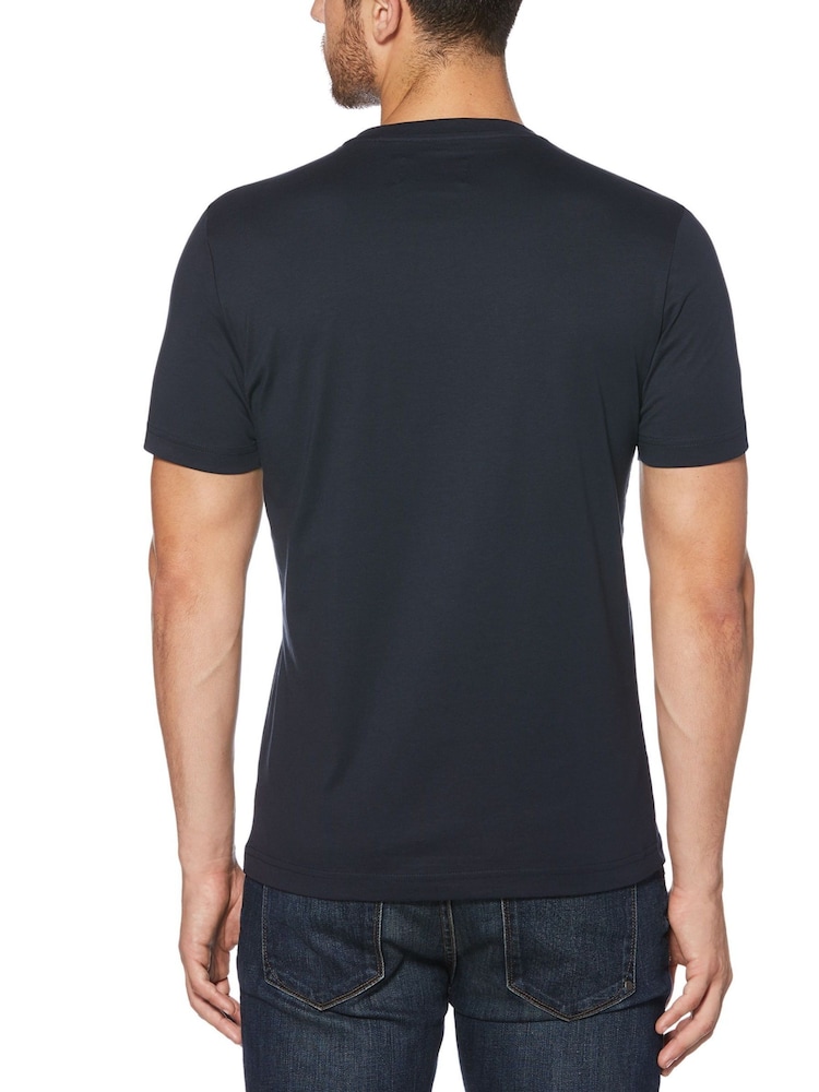 Original Penguin Pin Point 100% Cotton Logo T-Shirt - Image 2 of 3