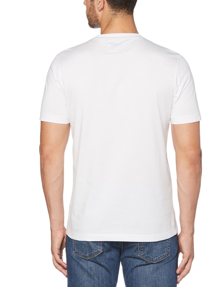 Original Penguin Pin Point 100% Cotton Logo T-Shirt - Image 2 of 3