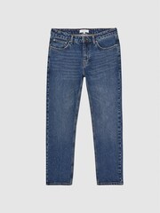 Reiss Blue Brockwell Low Rise Slim Fit Jeans - Image 2 of 6