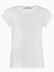 AllSaints White Anna 100% Cotton T-Shirt - Image 3 of 6