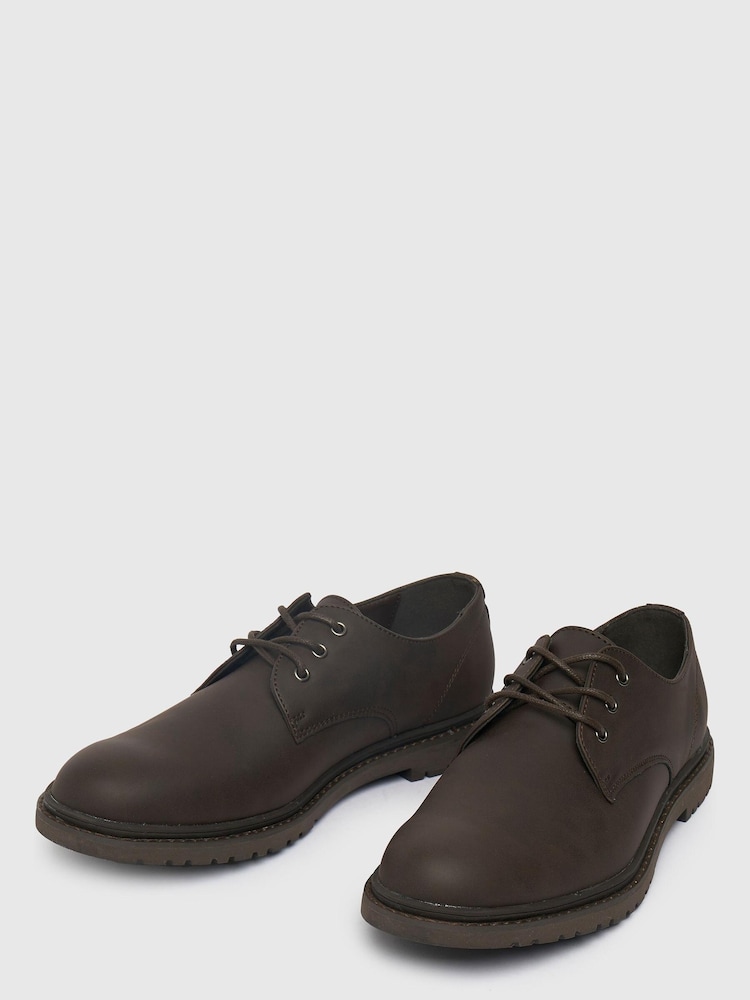 Schuh Brown Perry Derby Shoes - Image 4 of 4
