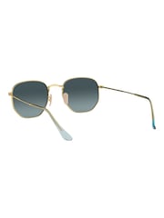 Ray-Ban Medium Hexagonal Flat Lens Sunglasses - Image 10 of 14