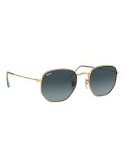 Ray-Ban Medium Hexagonal Flat Lens Sunglasses - Image 3 of 14
