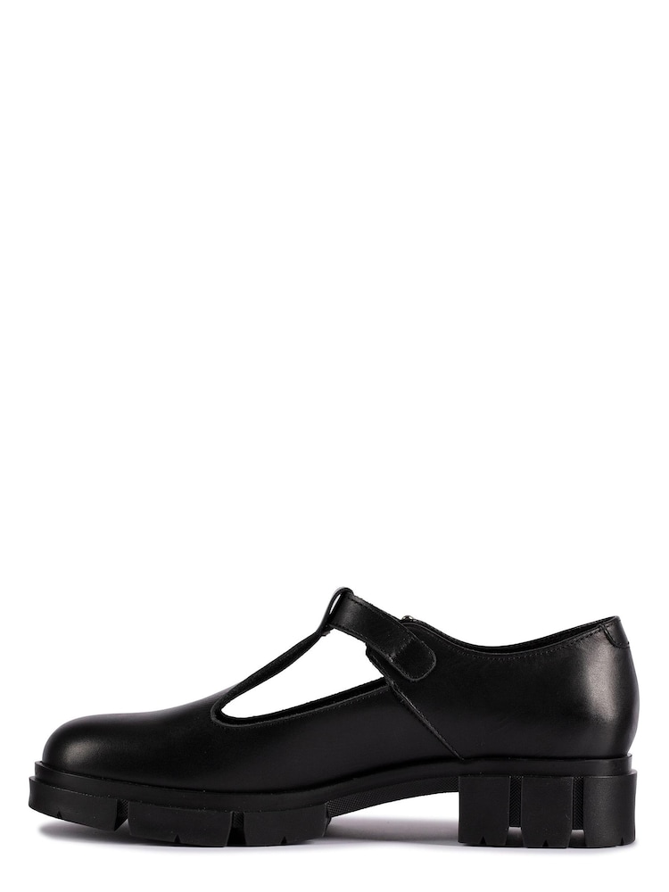 Clarks Black Leather Teala Bar Shoes - Image 2 of 7