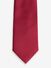 Red Slim Twill Tie - Image 3 of 3