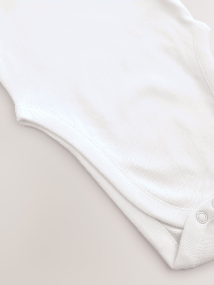 White Hip Dysplasia Short Sleeve Bodysuits 5 Pack - Image 8 of 8