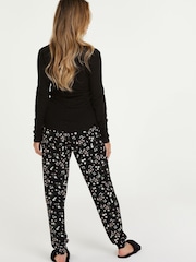Hunkemöller Black Long-Sleeved Pyjama Top - Image 2 of 6