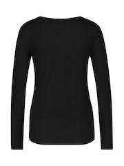 Hunkemöller Black Long-Sleeved Pyjama Top - Image 5 of 6