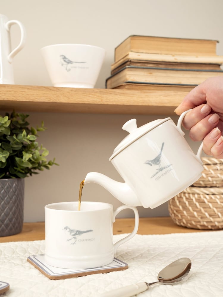 Mary Berry White Birds Garden Tea For One - Image 1 of 4