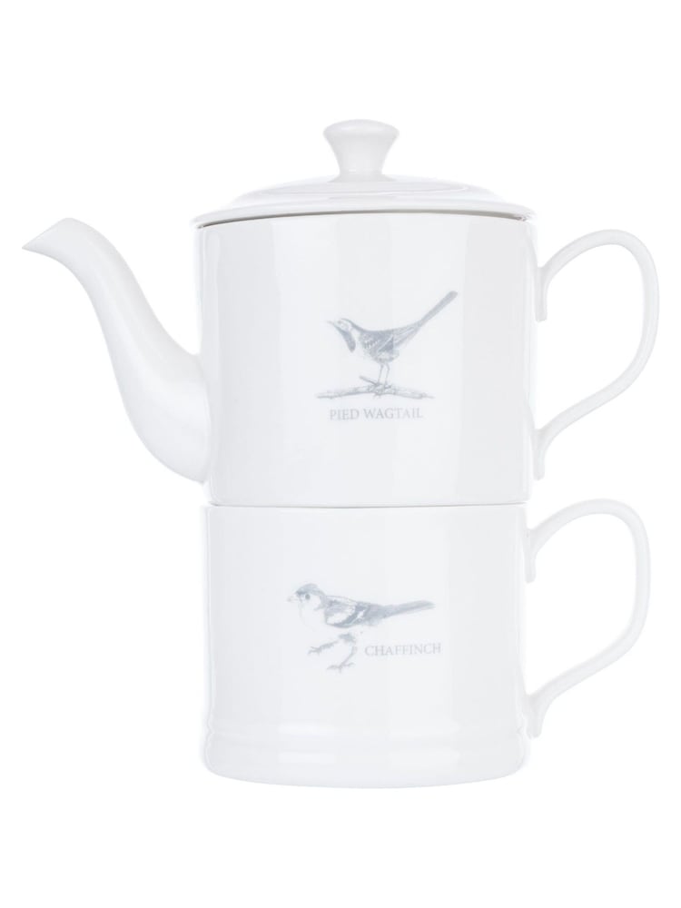 Mary Berry White Birds Garden Tea For One - Image 4 of 4