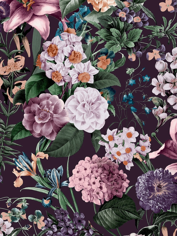 Graham & Brown Purple Glasshouse 10M Wallpaper - Image 3 of 3