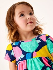 Bright Shapes Short Sleeve Jersey Dress (3mths-7yrs) - Image 3 of 5