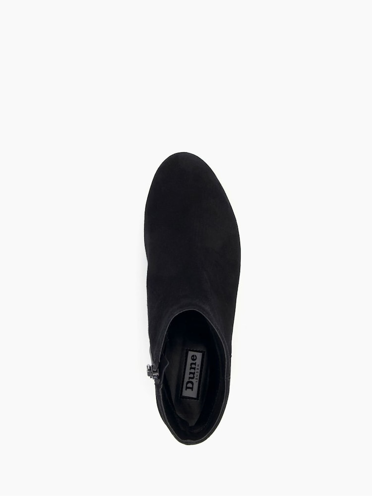 Dune London Black Standard Fit Pippie Smart Low Boots - Image 5 of 5