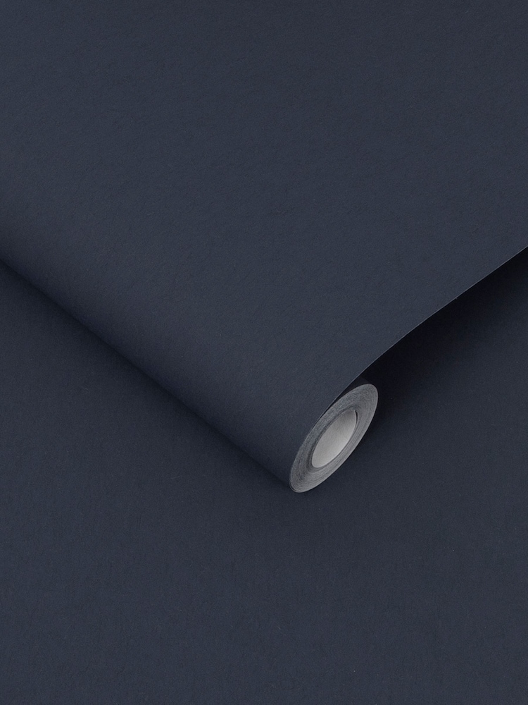 Graham & Brown Navy Blue Midnight 10M Wallpaper - Image 2 of 3 Graham & Brown Navy Blue Midnight 10M Wallpaper - Image 2 of 3