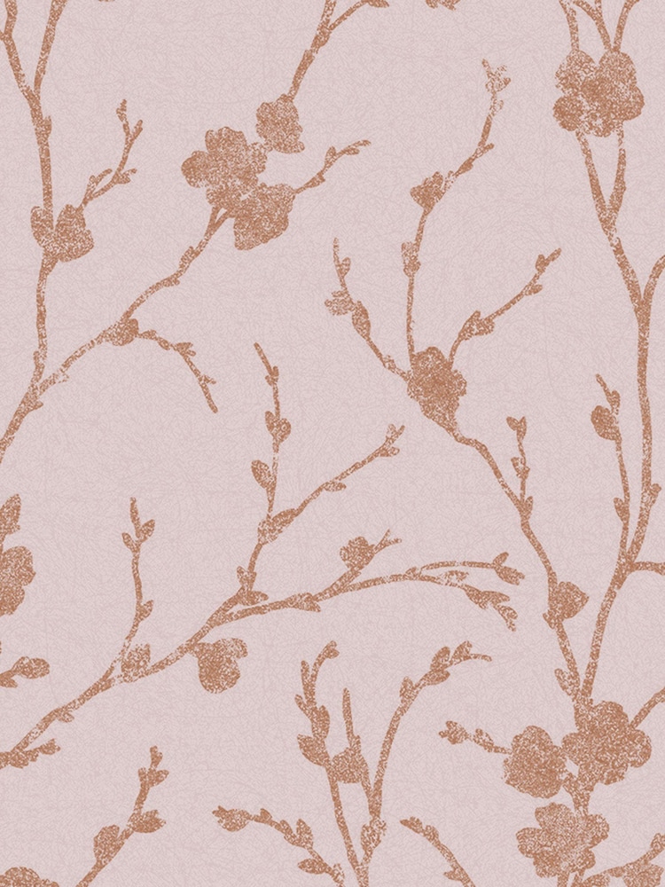 Graham & Brown Pink Meiying Floral 10M Wallpaper - Image 3 of 3