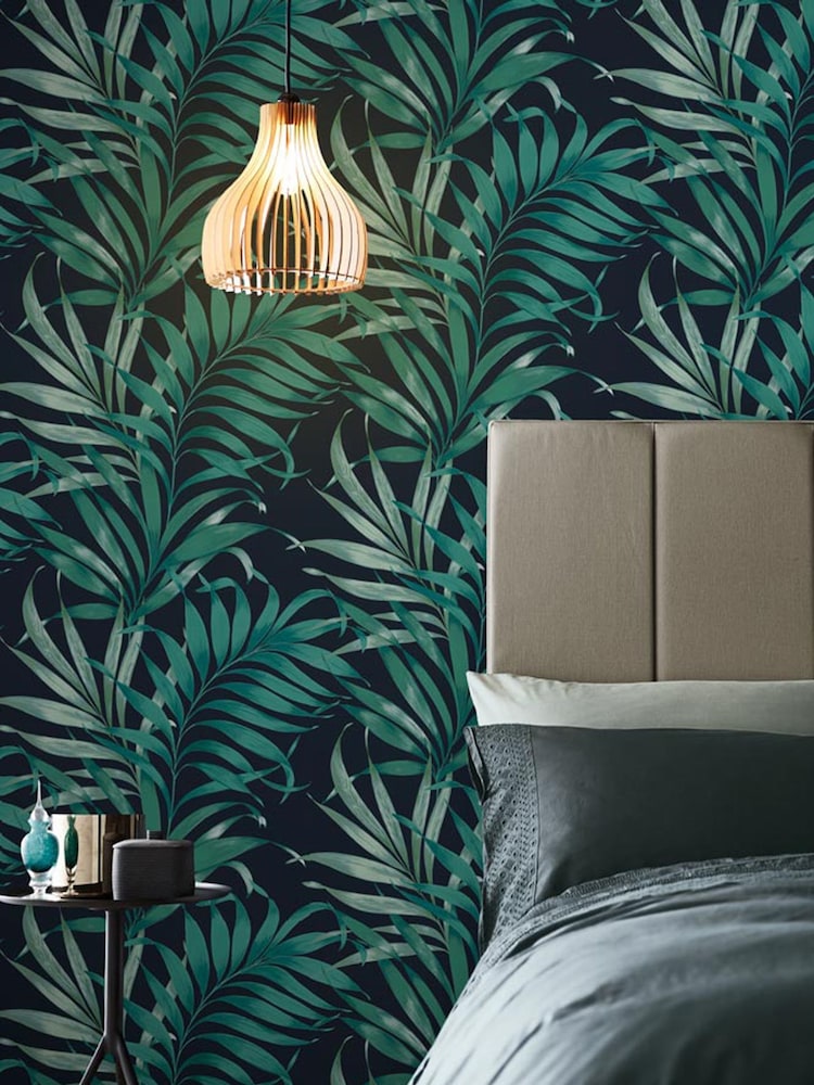 Graham & Brown Blue Yasuni 10M Wallpaper - Image 1 of 3