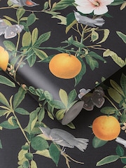 Graham & Brown Black Amalfi 10M Wallpaper - Image 2 of 3