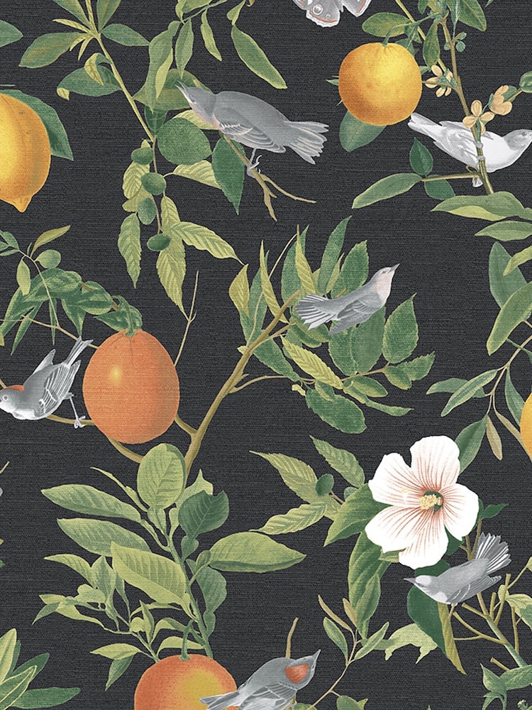 Graham & Brown Black Amalfi 10M Wallpaper - Image 3 of 3