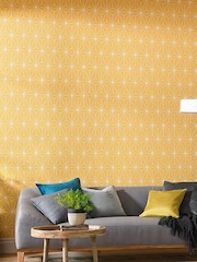Graham & Brown Yellow Prism Geo 10M Wallpaper - Image 1 of 3