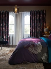 Graham & Brown Purple Timepiece Floral 10M Wallpaper - Image 4 of 6