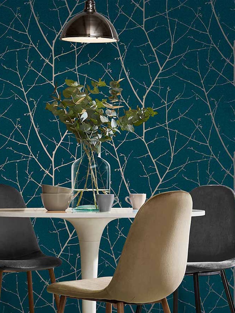 Graham & Brown Green Boreas 10M Wallpaper - Image 1 of 3