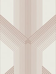 Graham & Brown White Lagom Geo Wallpaper - Image 3 of 3