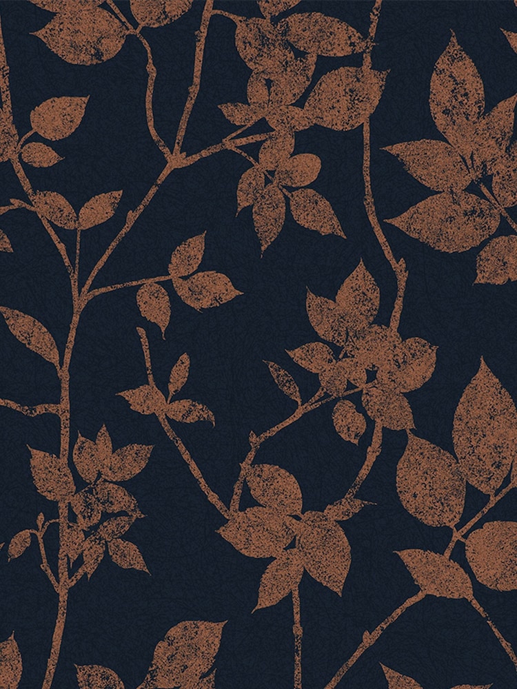 Graham & Brown Blue Luna Wallpaper Sample - Image 3 of 3