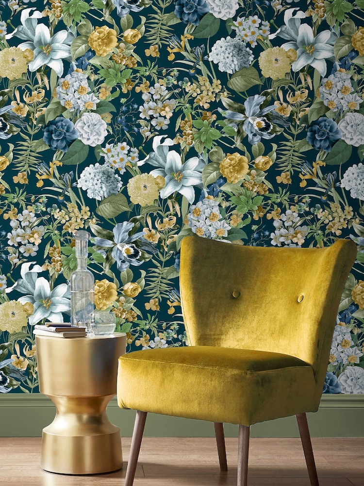 Graham & Brown Green Glasshouse Wallpaper Sample - Image 1 of 3