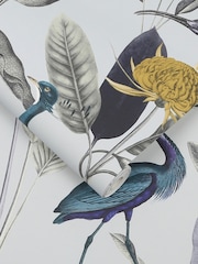 Graham & Brown Grey Glasshouse Wallpaper Sample - Image 2 of 3