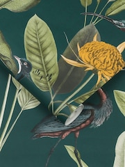 Graham & Brown Multi Green Glasshouse Wallpaper Sample - Image 2 of 3