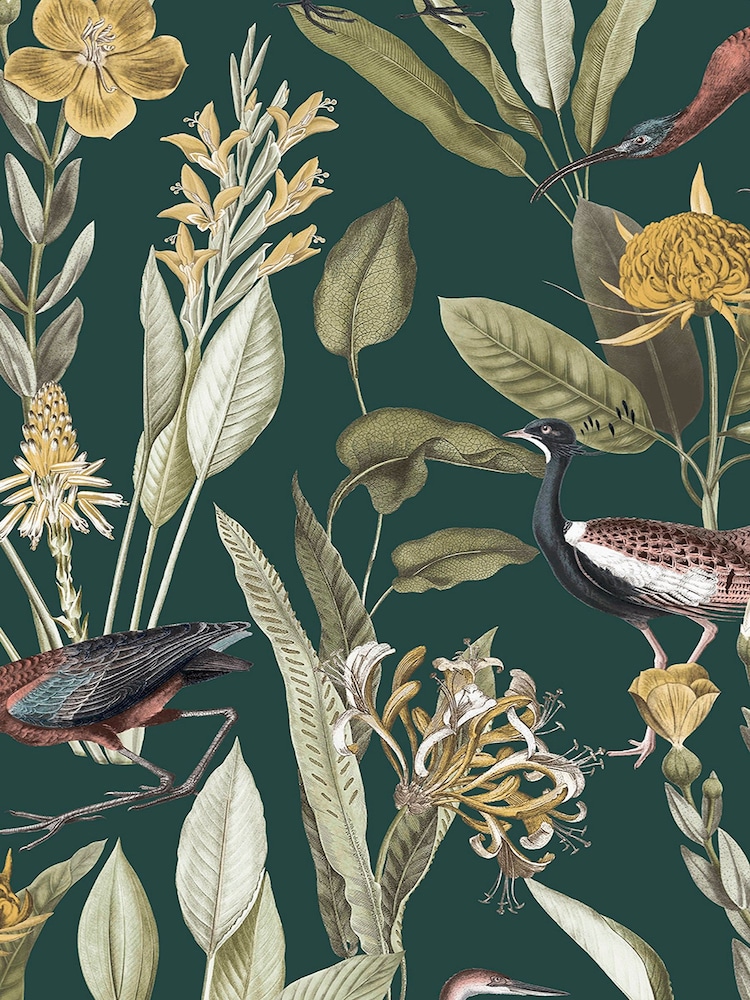 Graham & Brown Multi Green Glasshouse Wallpaper Sample - Image 3 of 3 Graham & Brown Multi Green Glasshouse Wallpaper Sample - Image 3 of 3