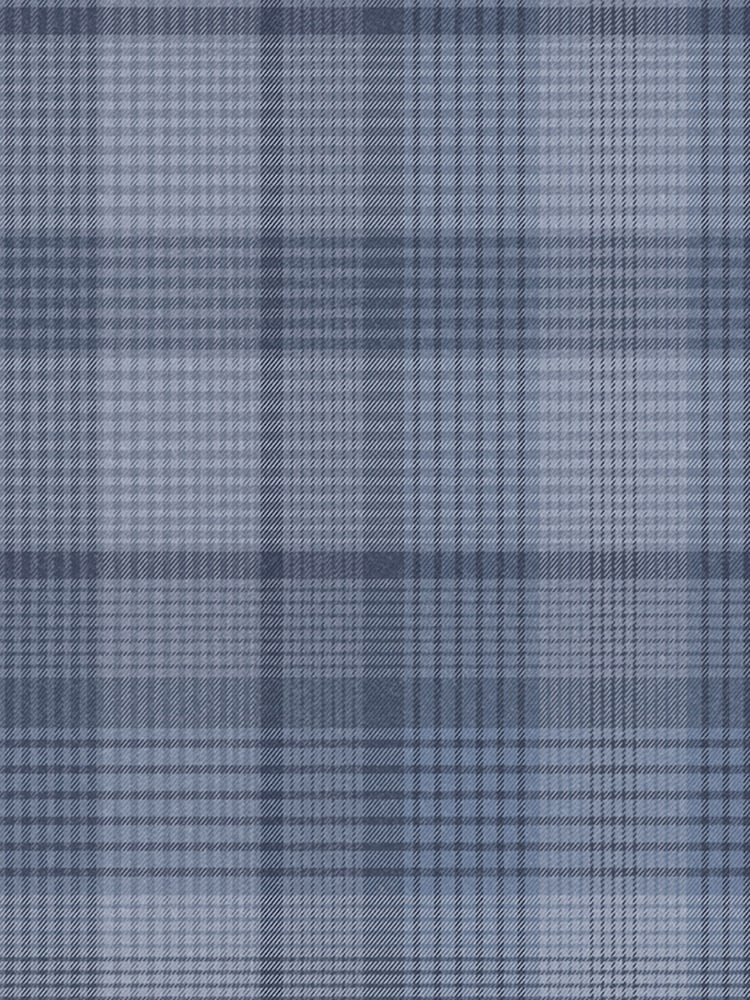 Graham & Brown Navy Blue Heritage Plaid Wallpaper Sample - Image 3 of 3