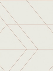 Graham & Brown White Balance Geo Wallpaper Sample - Image 3 of 3