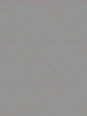Graham & Brown Grey/Rose Gold Balance Geo Wallpaper Sample - Image 3 of 3