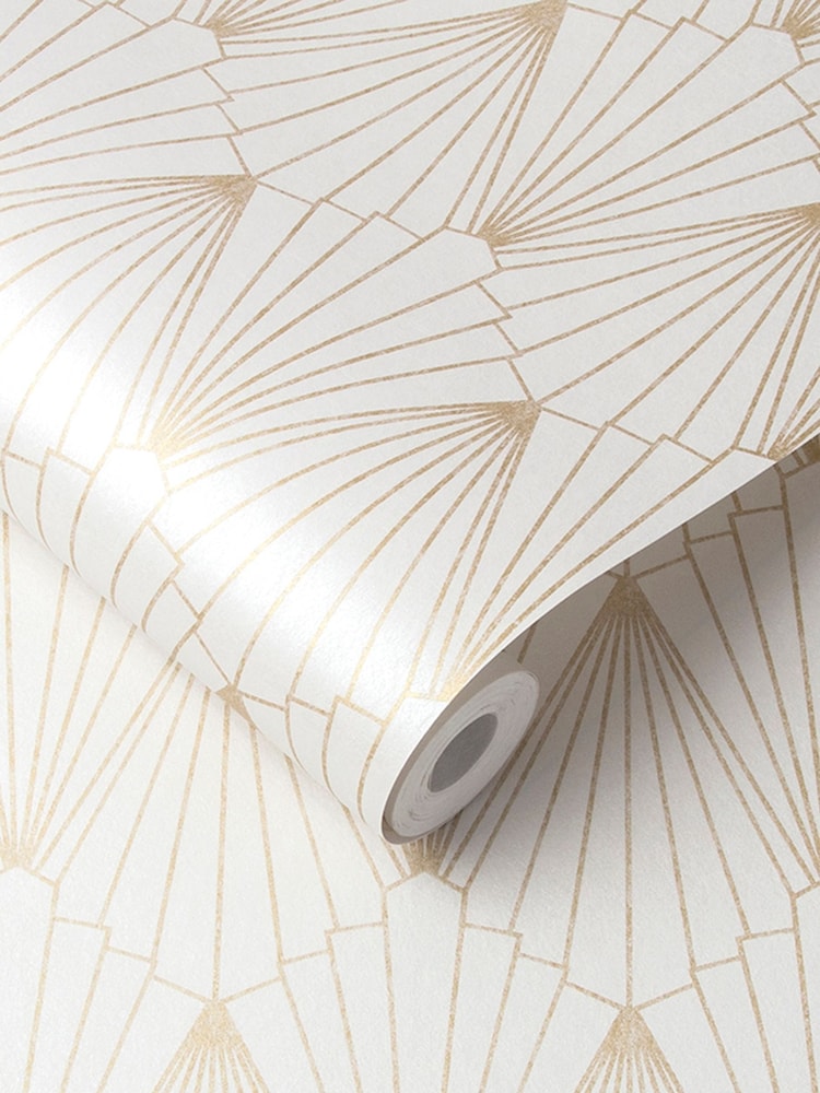Graham & Brown Gold Rene Wallpaper - Image 2 of 3