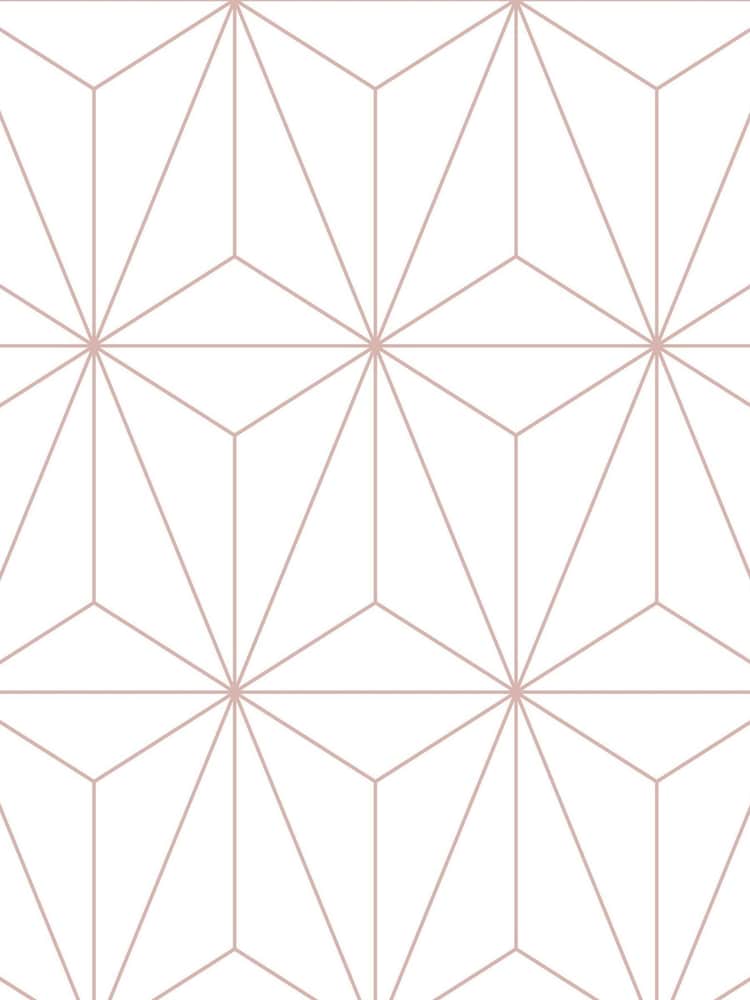 Graham & Brown White Prism Geo Wallpaper - Image 3 of 3