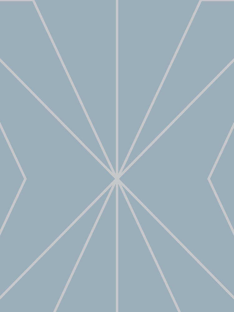 Graham & Brown Deep Sky Blue Harmony Geo Wallpaper - Image 3 of 3