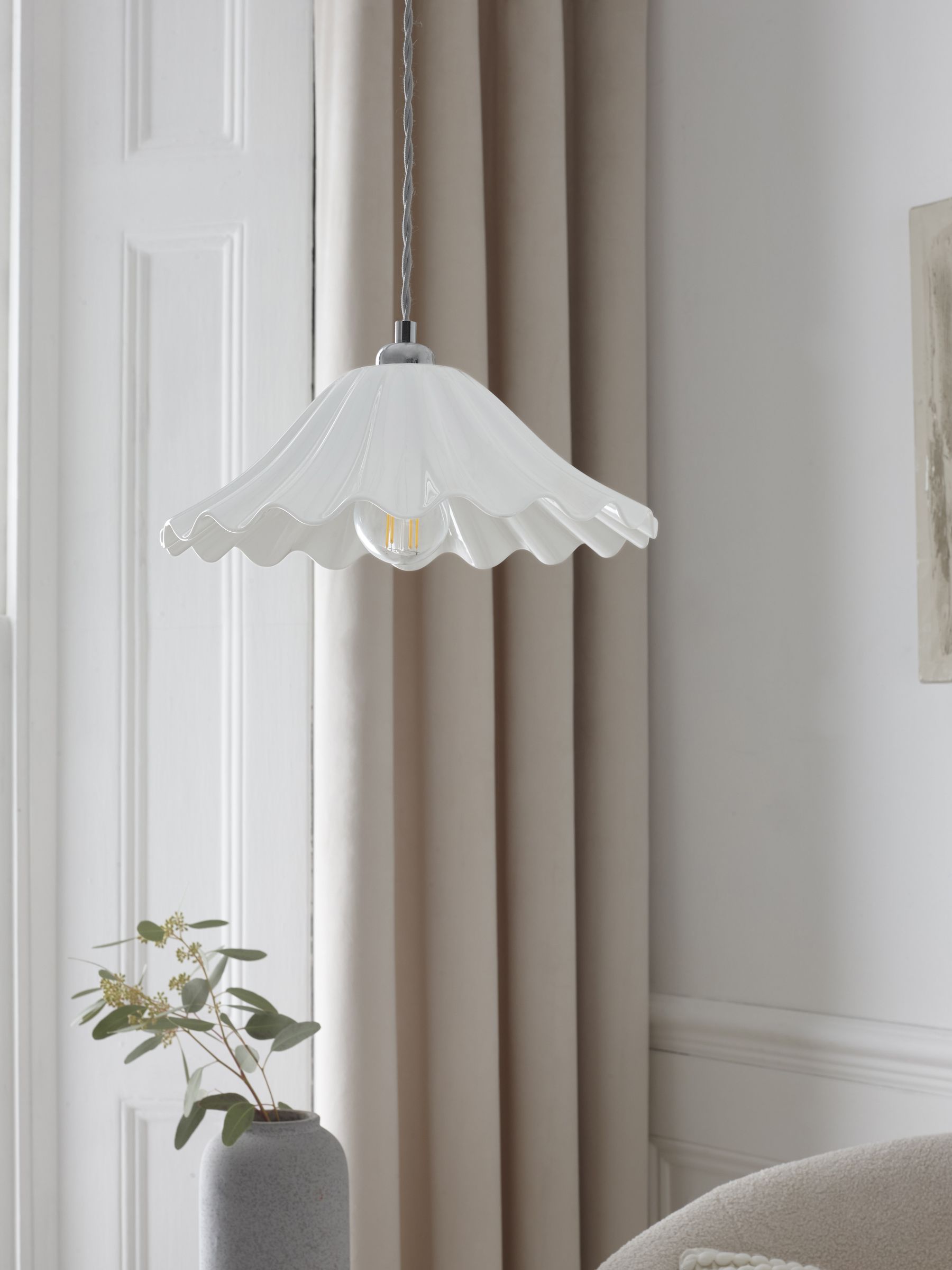 Next white lampshade top
