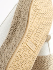 White Forever Comfort® Espadrille Flatform Trainers - Image 7 of 7