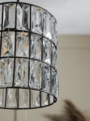 Black Boston Easy Fit Pendant Lamp Shade - Image 4 of 7