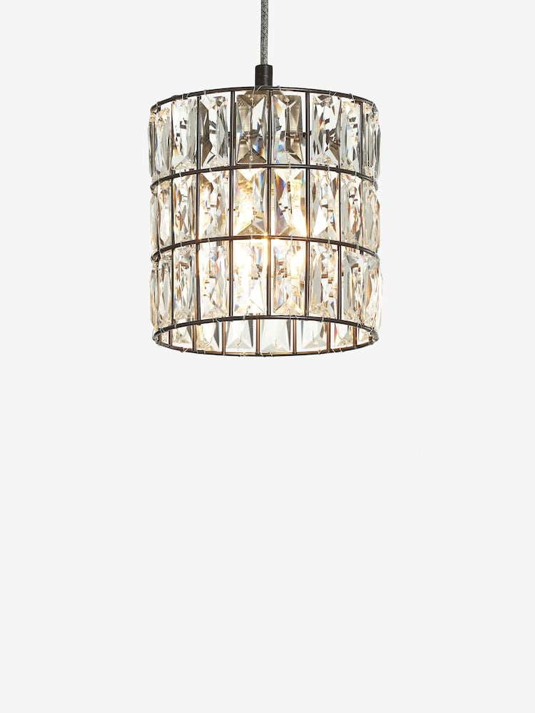 Black Boston Easy Fit Pendant Lamp Shade - Image 5 of 7