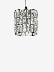 Black Boston Easy Fit Pendant Lamp Shade - Image 6 of 7
