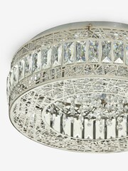 Chrome Piazza 4 Light Flush Ceiling Light - Image 5 of 7