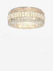 Chrome Piazza 4 Light Flush Ceiling Light - Image 6 of 7