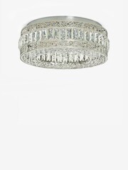 Chrome Piazza 4 Light Flush Ceiling Light - Image 7 of 7