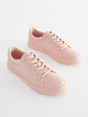 Pink Forever Comfort® Scallop Sole Detail Lace-Up Trainers - Image 3 of 5