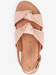 Pink Regular/Wide Fit Forever Comfort® Double Knot Flatform Sandals - Image 5 of 7