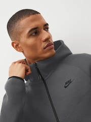 Nike Dark Grey Tech Fleece Zip-Up Hoodie - Image 5 of 11