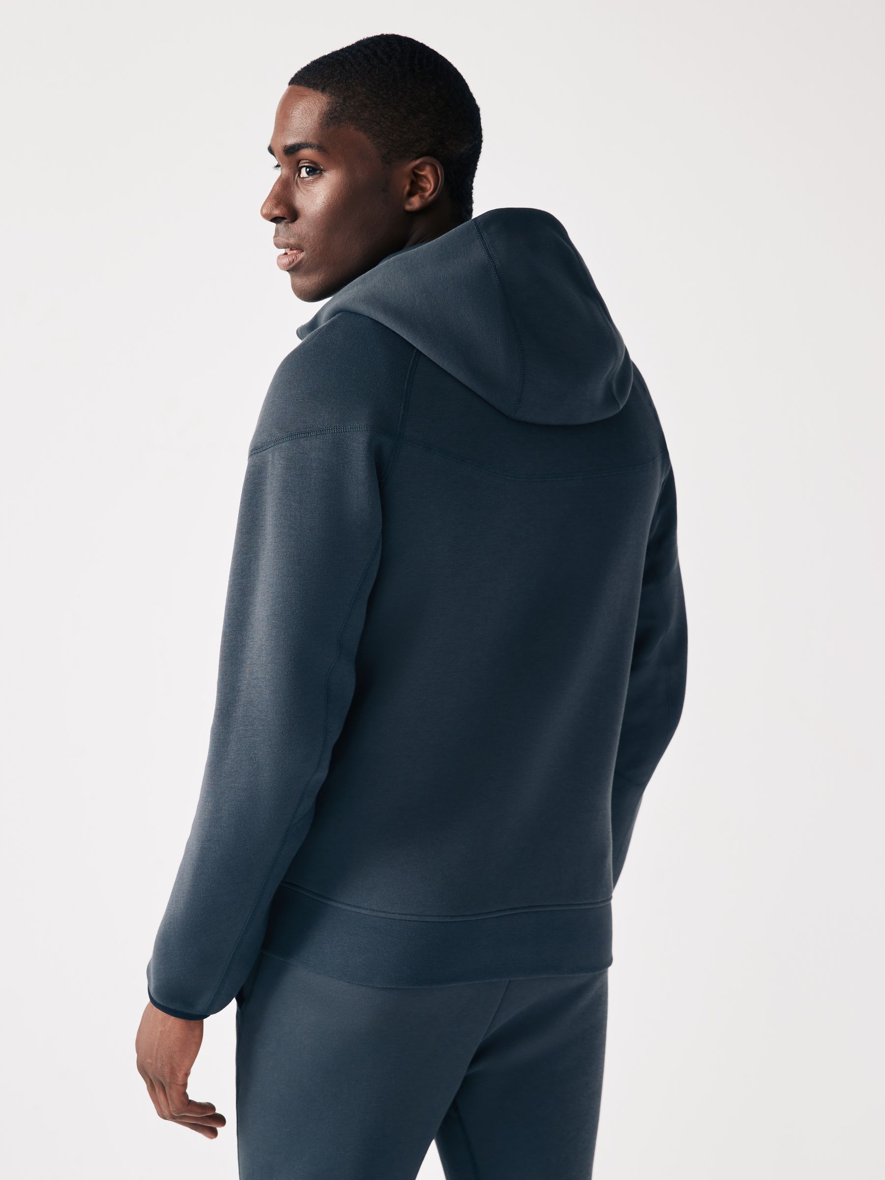 Buy Nike Dark Grey Tech Fleece Zip Up Hoodie from Next Italy
