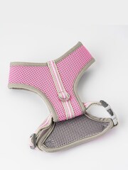 Hugo & Hudson Pink Mesh Dog Harness - Image 3 of 4